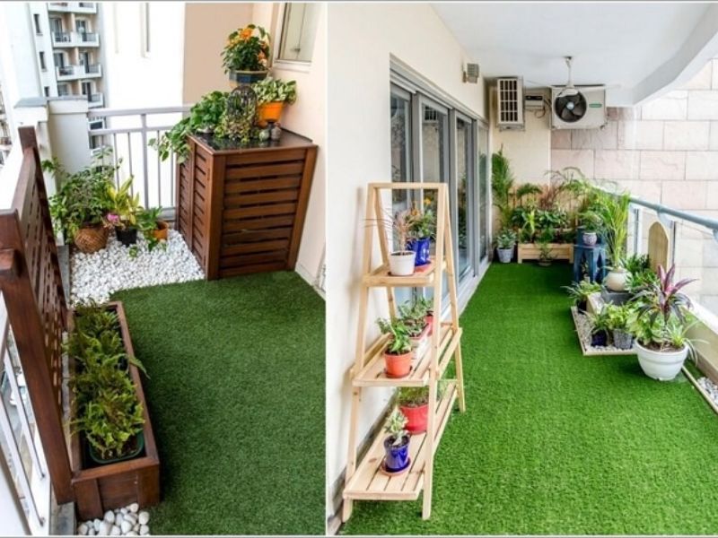 Cách chọn thảm cỏ nhân tạo ban công phù hợp với không gian sống