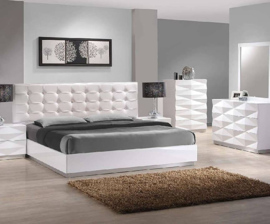 thảm phòng ngủ cân đối với giường