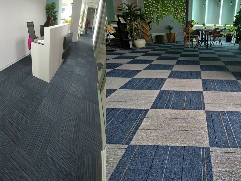 Thảm tấm đế cao su văn phòng