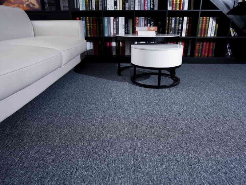 Thảm tấm đế cao su bề mặt gân hoặc nhám